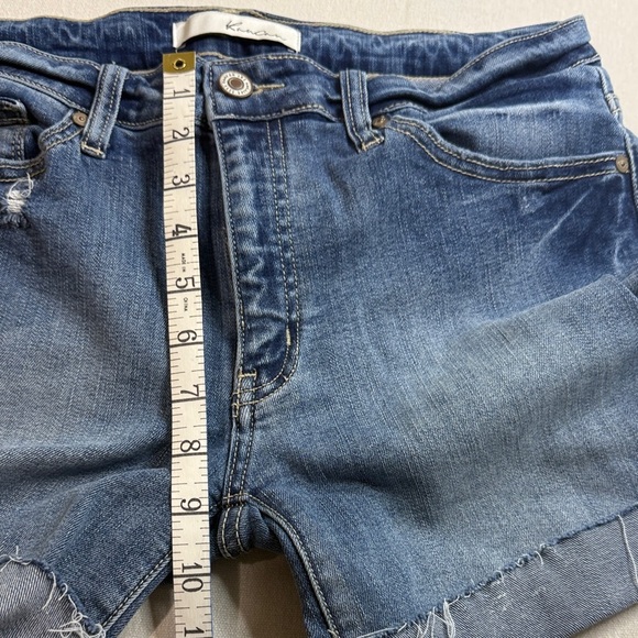 KanCan Women's Classic Blue Denim Shorts - Picture 4 of 5